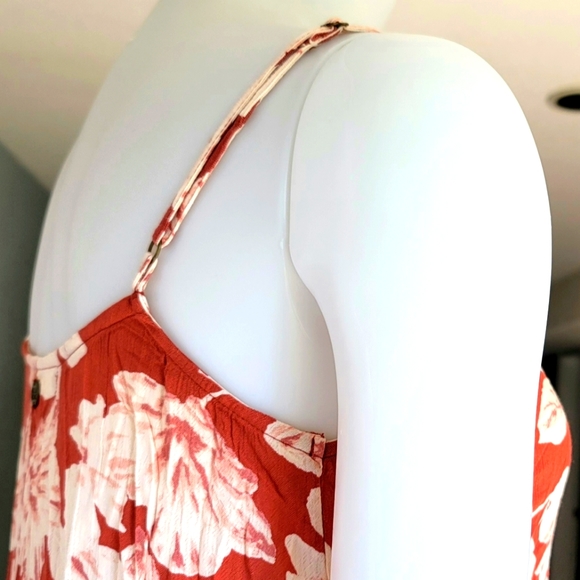 NWT Billabong Petite Strappy Floral Maxi Dress - Picture 5 of 13